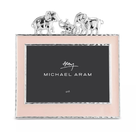 Michael Aram Accents Nwot Michael Aram Baby Elephant Enamel Pink